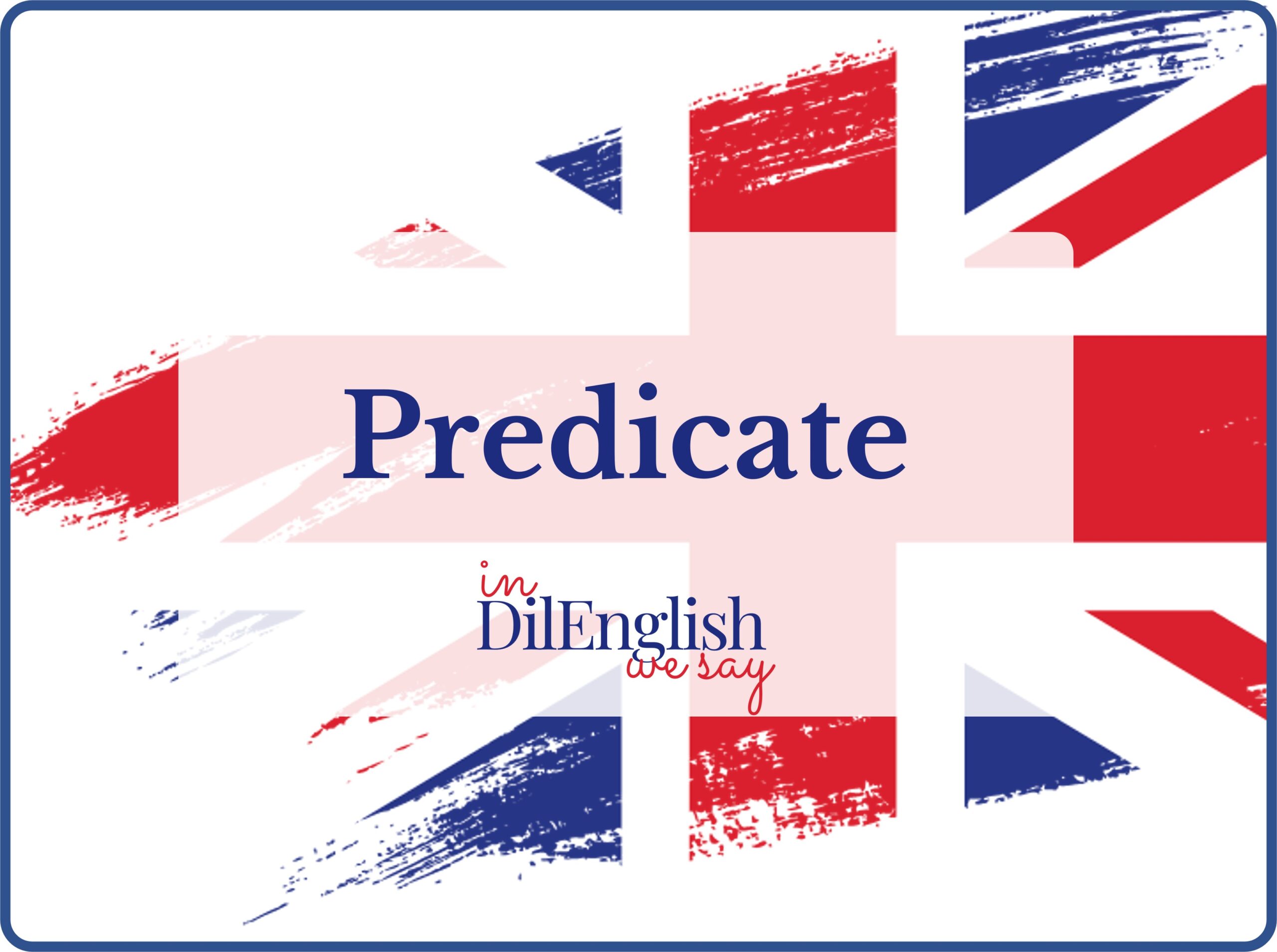 Predicate-English-Part-of-Sentence